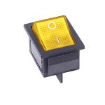 Кнопка KCD4 4pin з золотою підсвіткою